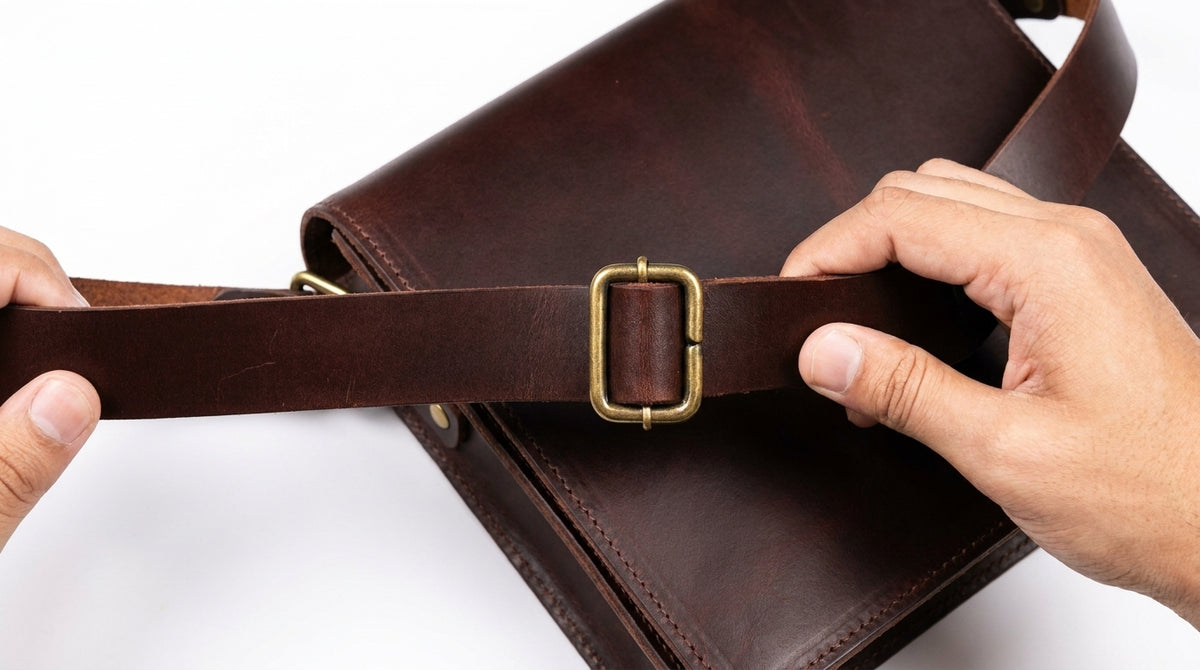 Premium Leather Crossbody Bag for Men | Brut & Beau